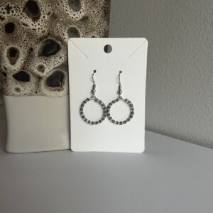 Minimalist Silver Hoop Earrings