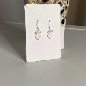 Minimalist Faux Pearl Earrings