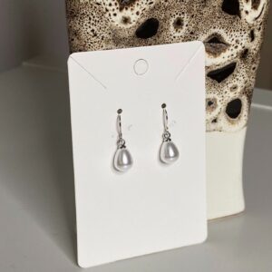 Faux Pearl Drop Earrings
